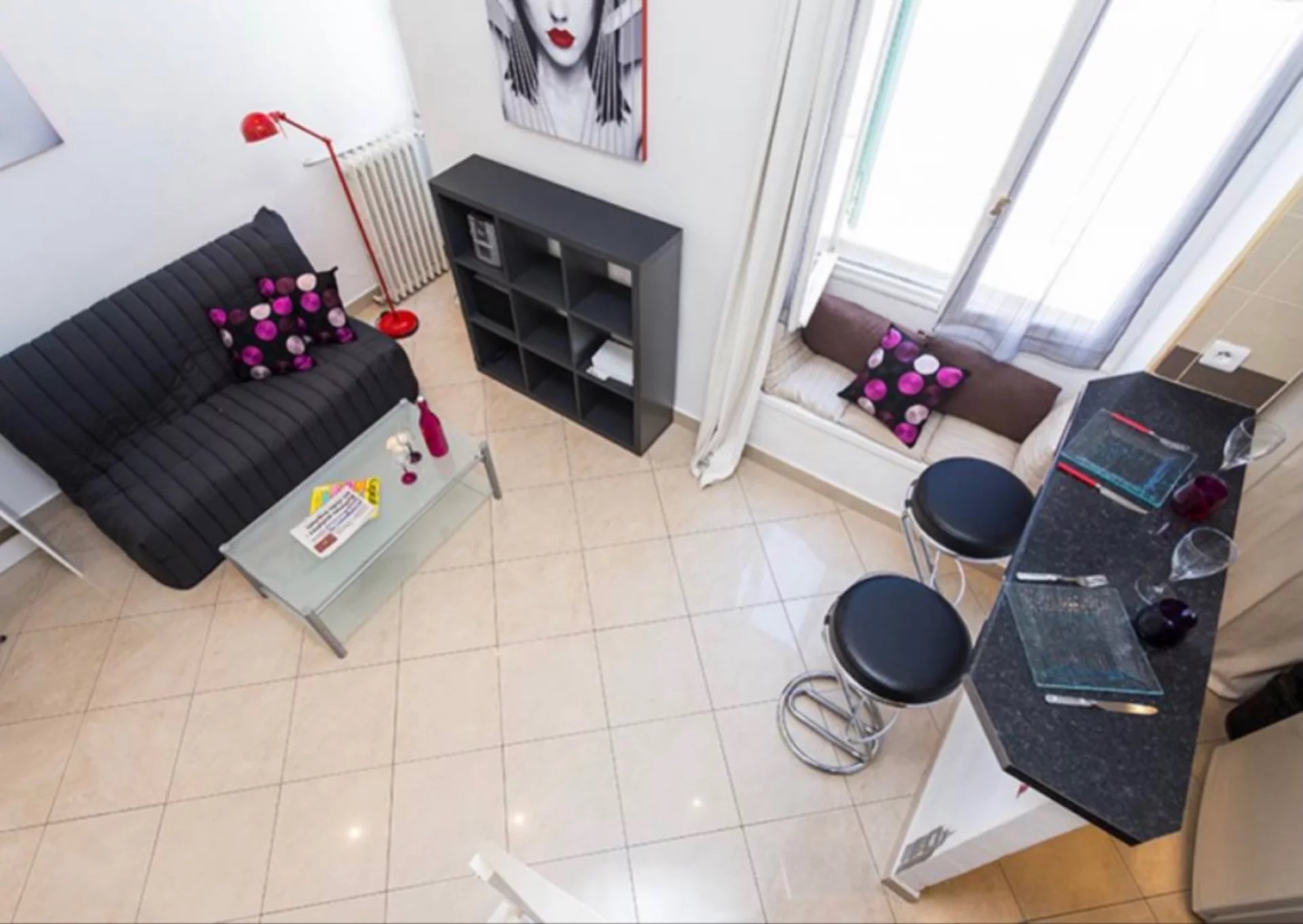 Studio avec mezzanine CIMIEZ prox fac de medecine, sciences