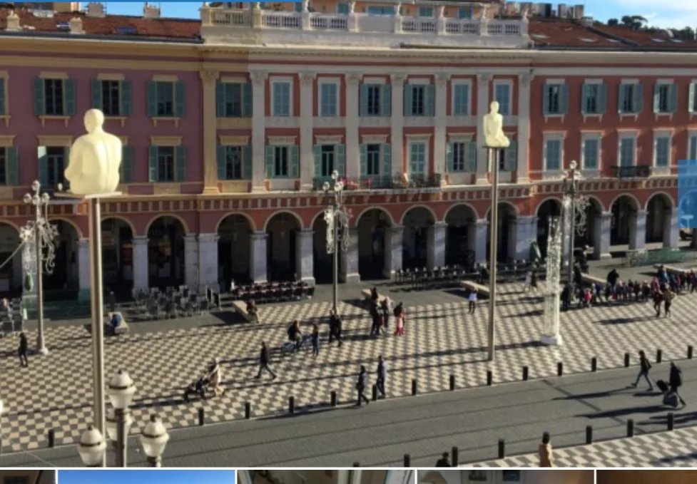 Place Massena in heart of nice city